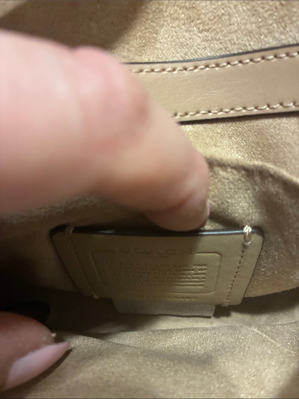 Coach Beige Signature Canvas Satchel with White Flap and Snake-Print Trim CA427 - Picture 8 of 9